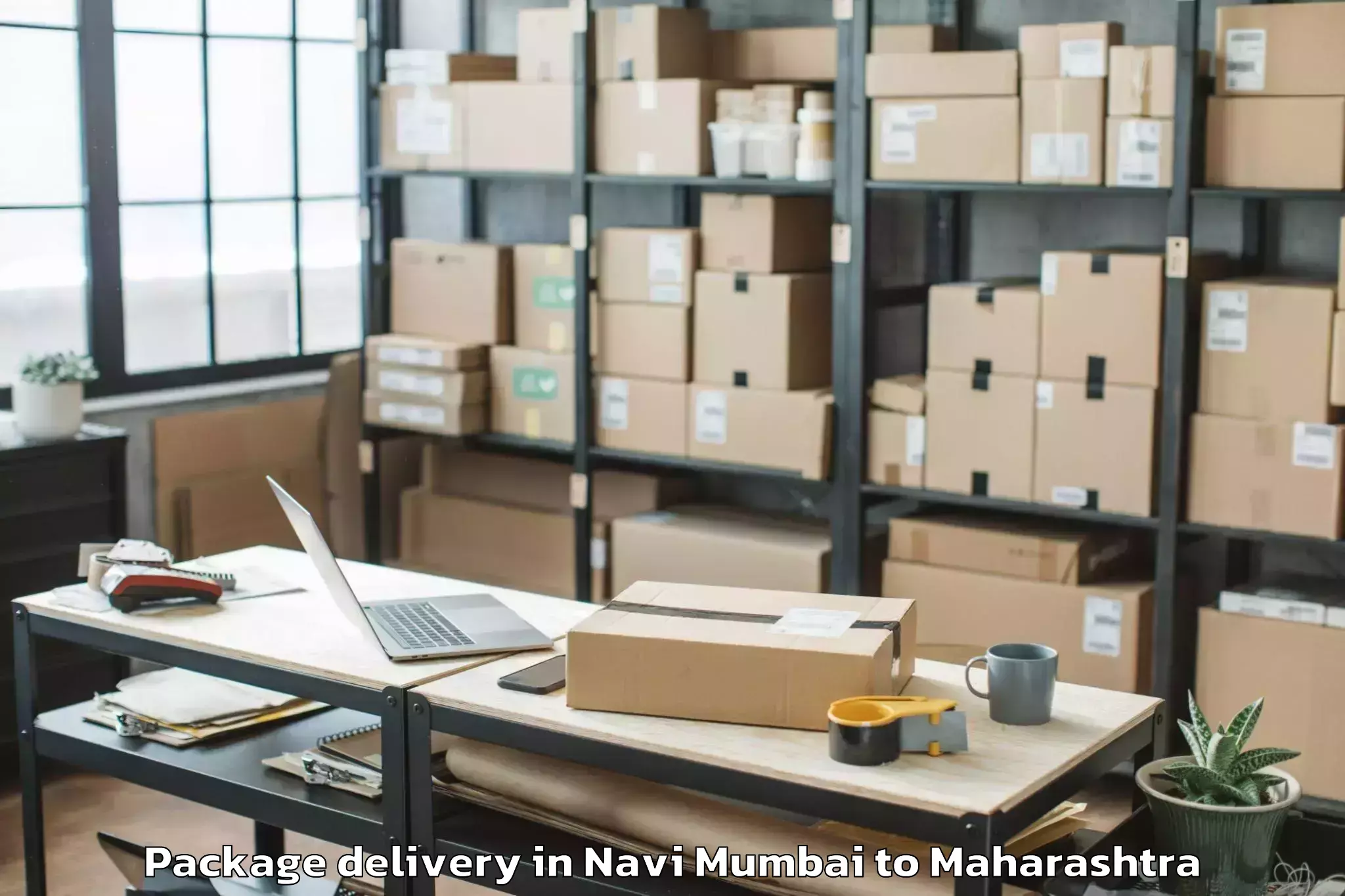 Reliable Navi Mumbai to Akkalkuwa Package Delivery